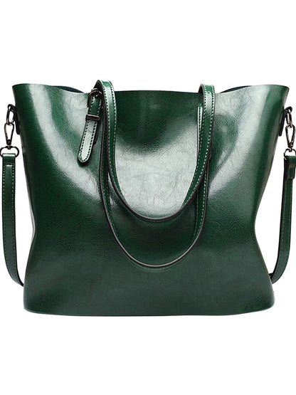 Women's Leather Purse With Handle