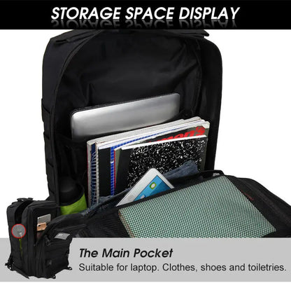 45L/25L Men's Large Waterproof Outdoor Multifunctional Tactical Backpack