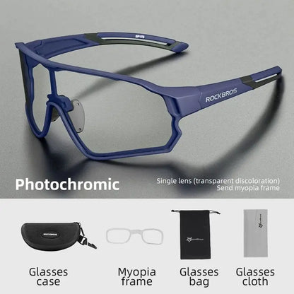 Ultra-light Sport Safe Cycling UV400 Photochromic Sunglasses