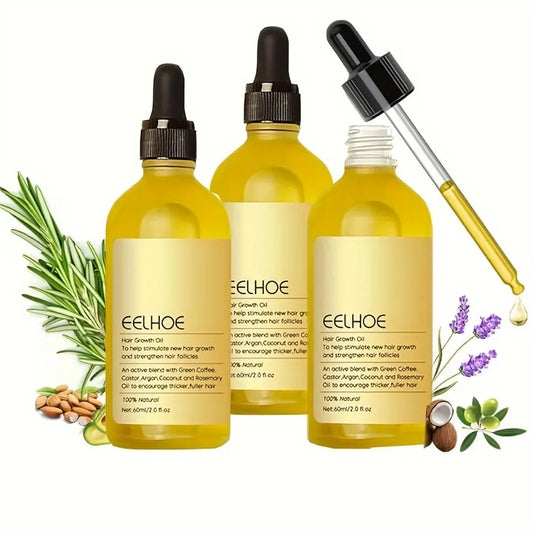 60 ML Dense Hair Essential Vegan Oil, Repairs Hair Damage