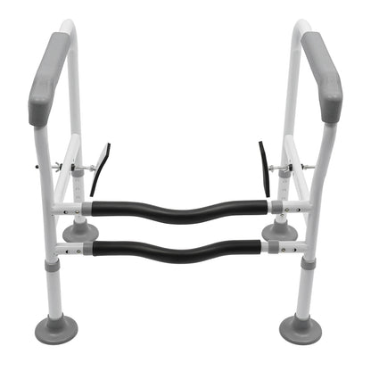 Adjustable Height Toilet Safety Rails, Bathroom Safety Frame