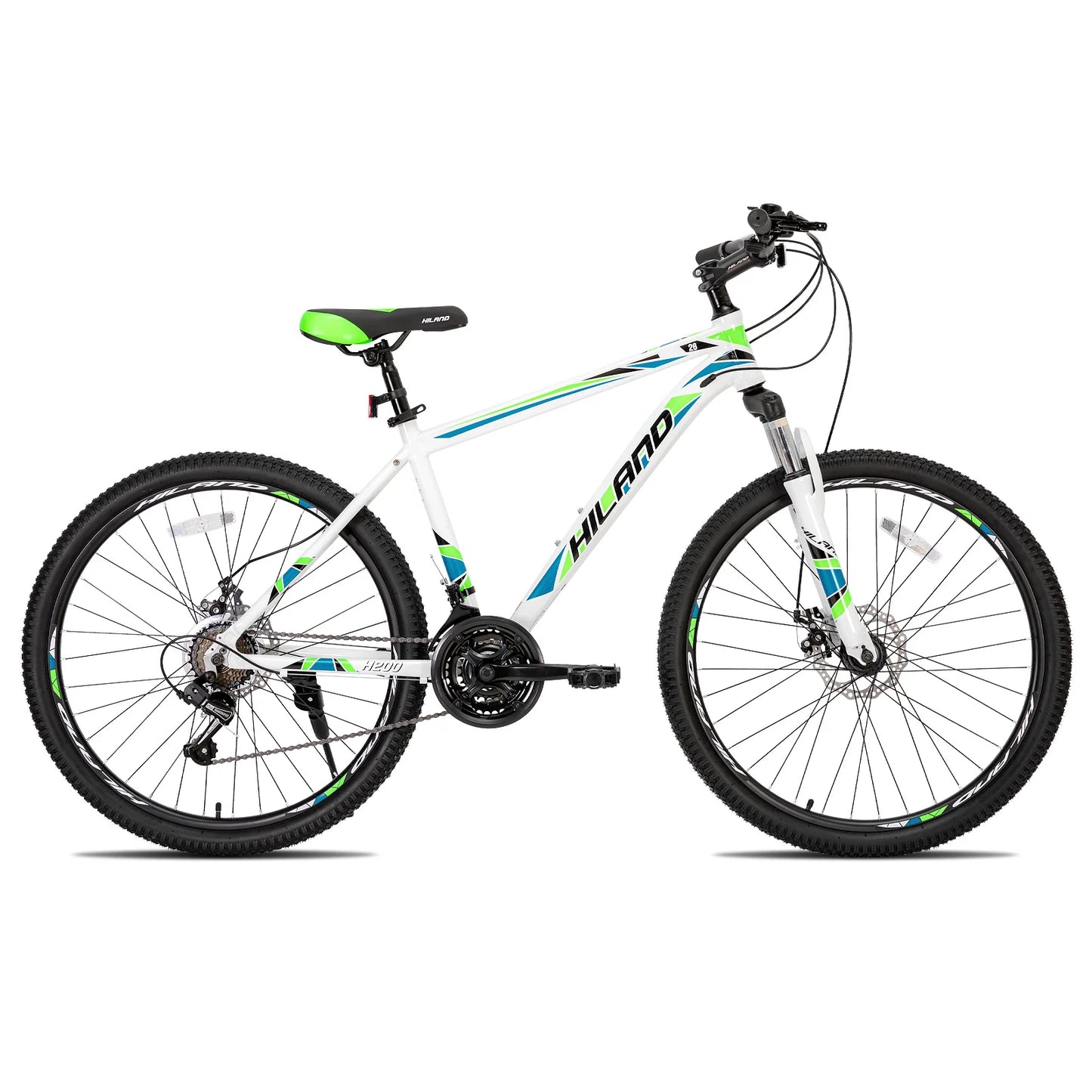 Mountain Bike, 21 Speed 26 Inch Wheels, Multi-Spokes