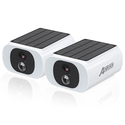 2/3/4 PCS Outdoor Wireless WIFI Security Camera 2.4G 3MP Battery Solar, 
Local Alarm