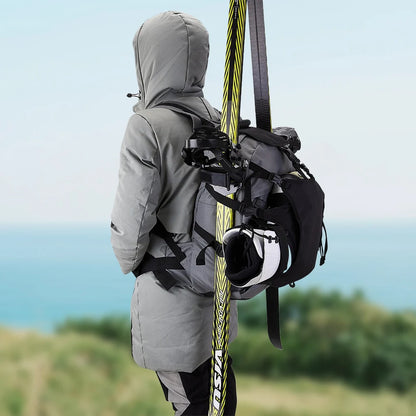 30L Outdoor Waterproof Ski/Skating Storage Backpack for Protective Gear