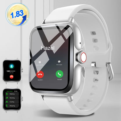 Smart watch with full touch screen, call, message reminder.